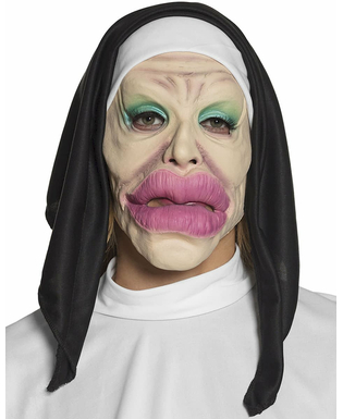  Masque latex humoristique religieuse adulte, fig. 1 