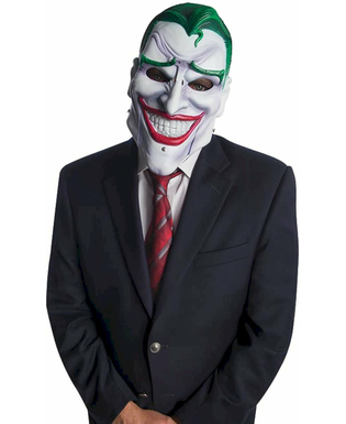  Artikulierte Joker™-Maske Bösewicht-Accessoire weiss-grün, fig. 1 