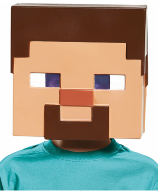  Masque Steve Minecraft enfants, fig. 1 