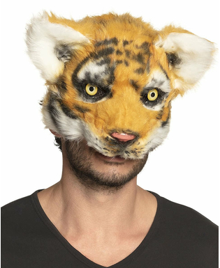  Masque tigre peluche adulte, fig. 1 