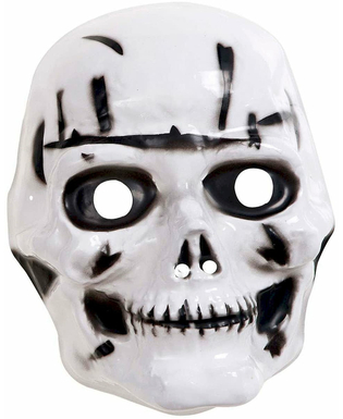  Halloween-Maske für Kinder schwarz-weiß, fig. 1 