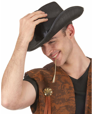  Chapeau cowboy noir pour adulte, fig. 2 