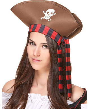  Chapeau de pirate marron adulte, fig. 2 