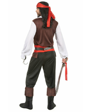  Déguisement pirate pantalon noir homme, fig. 2 