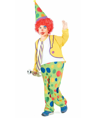  Humorvolles Clowns-Kostüm für Kinder bunt, fig. 2 