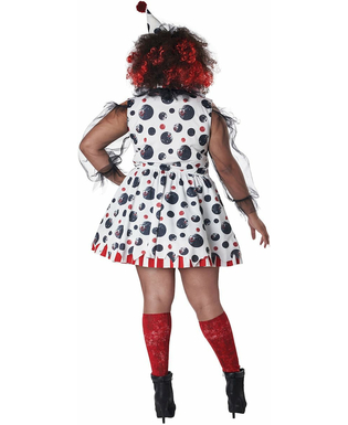  Déguisement clown psycho robe grande taille femme, fig. 2 