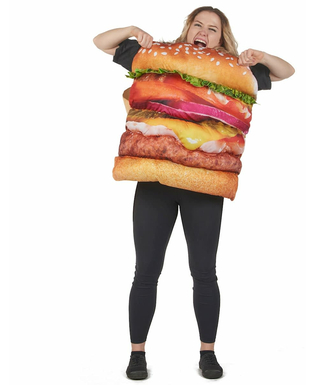  Déguisement hamburger réaliste adulte, fig. 2 