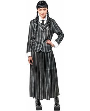  Déguisement uniforme scolaire Mercredi Addams femme, fig. 2 