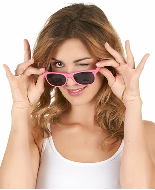  Lunettes blues fluo rose adulte, fig. 2 