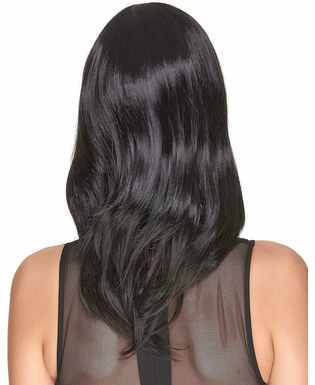  Perruque luxe noire mi-longue femme - 170g, fig. 2 