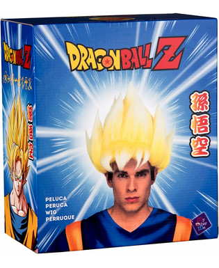  Super Saiyan Goku™-Perücke für Erwachsene Dragonball™ gelb-weiss, fig. 1 