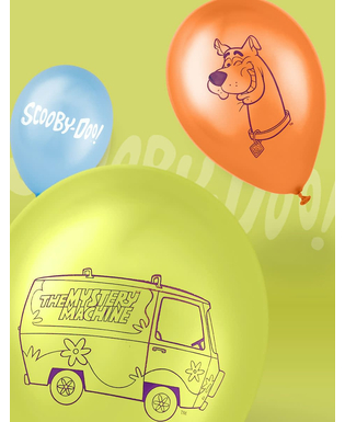  10 Scooby-Doo Latexballons 25 x 32 cm, fig. 2 