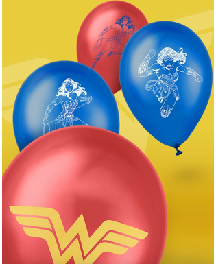  10 Wonder Woman Latexballons 25 x 32 cm, fig. 2 