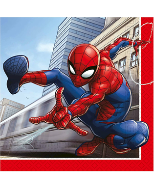  20 Serviettes en papier Spiderman Fighter 33 x 33 cm, fig. 2 