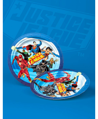  8 Assiettes en carton FSC® Justice League 23 cm, fig. 2 