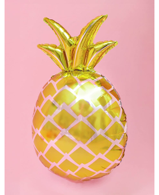  Ananas-Folienballon für Sommerpartys Deko-Element gelb 48 x 67 cm, fig. 2 