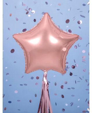  Ballon aluminium étoile rose gold métallisé 48 cm, fig. 2 