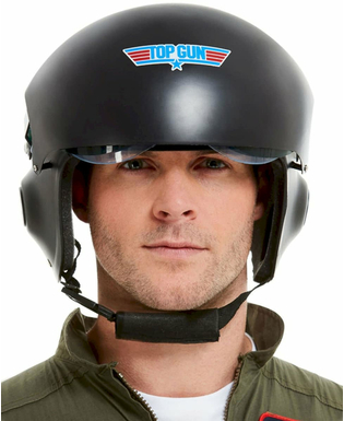  Casque Top Gun Deluxe noir adulte, fig. 3 