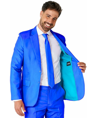  Costume Mr. Solid bleu homme Suitmeister, fig. 3 