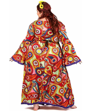  Déguisement robe hippie grande taille femme, fig. 3 