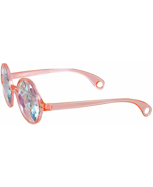  Hippiebrille Accessoire für Erwachsene 60er-Jahre-Zubehör rosa, fig. 3 