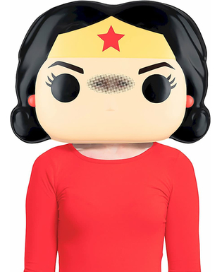  Wonder Woman Funko Pop Maske für Erwachsene, fig. 2 