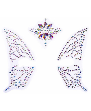  Strass adhésifs papillon visage et corps, fig. 2 