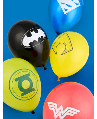  10 Latexballons der Justice League 25 x 32 cm, fig. 3 