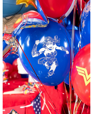  10 Wonder Woman Latexballons 25 x 32 cm, fig. 4 