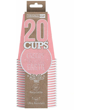  20 Gobelets américains carton recyclable rose pastel 53 cl, fig. 3 