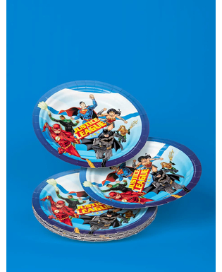  8 Assiettes en carton FSC® Justice League 23 cm, fig. 3 