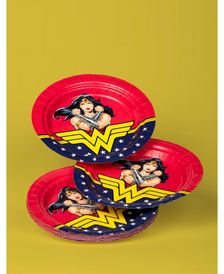  8 FSC® Wonder Woman Pappteller 23 cm, fig. 3 