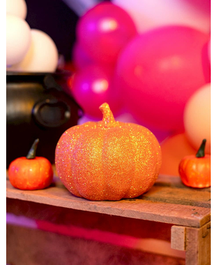  Partydeko Glitzerkürbis Halloween 6,5 cm, fig. 3 