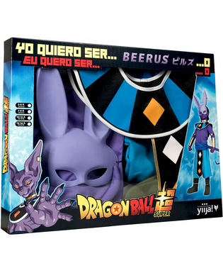  Coffret déguisement avec masque Beerus Dragon Ball enfant, fig. 1 