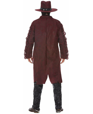  Cowboy-Kostüm Halloween-Verkleidung Wilder Westen rot-schwarz, fig. 4 