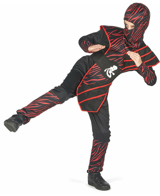  Déguisement ninja fauve rouge garçon, fig. 4 