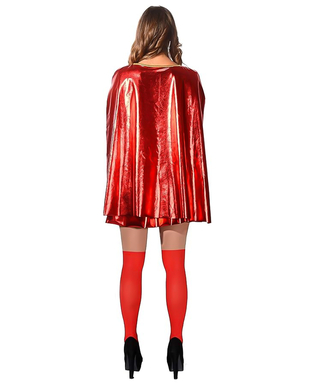  Supergirl™-Damenkostüm für Fasching Superheldin rot-blau-gelb, fig. 2 