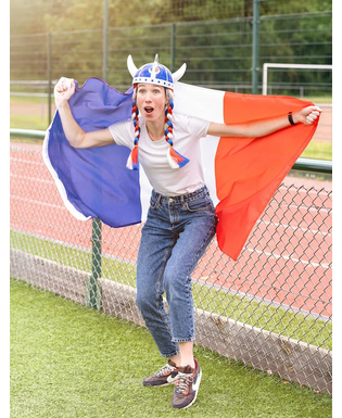  Frankreich Fan Flagge 150 x 90 cm, fig. 3 