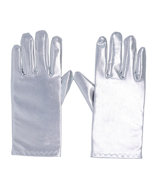  Handschuhe 20er-Jahre Metallic-Look für Damen silber, fig. 2 