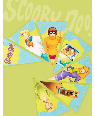  Scooby-Doo Wimpelgirlande 2m, fig. 3 