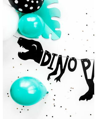  Guirlande en carton squelette dino party noire 90 x 20 cm, fig. 3 