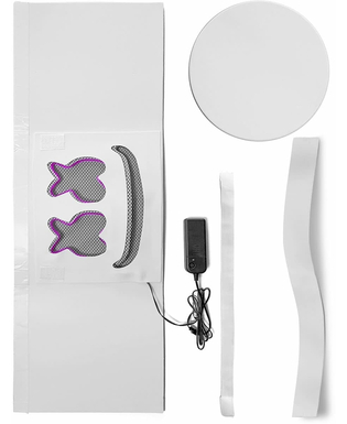  Leuchtende LED-Maske DJ Festival-Accessoire violett, fig. 3 