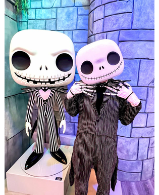  Funko Pop™ Nightmare before Christmas-Halbmaske für Erwachsene Kostümaccessoire, fig. 4 