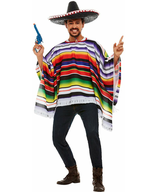  Poncho mexicain homme, fig. 4 