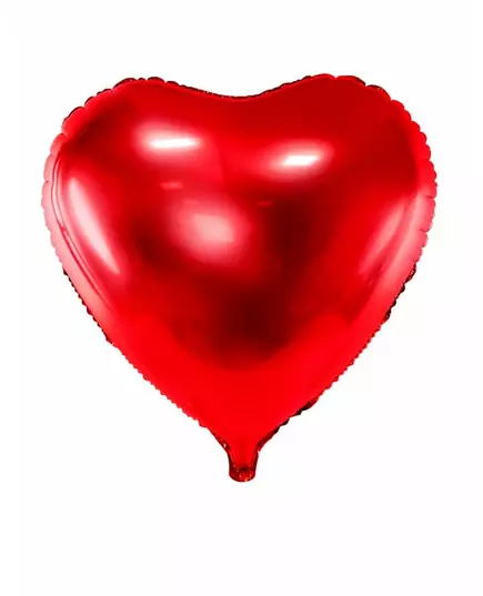 Palloncino in alluminio rosso a forma di cuore 45 cm