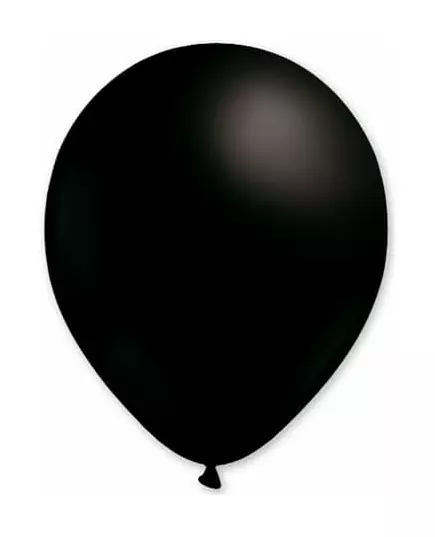 100 palloncini neri 27 cm