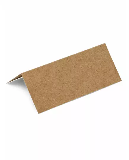 10 Kraft-Tischkarten 9,5 x 4 cm für Hochzeiten