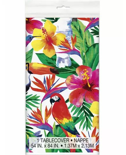 Tovaglia di plastica Palm Tropical Luau 137 x 213 cm