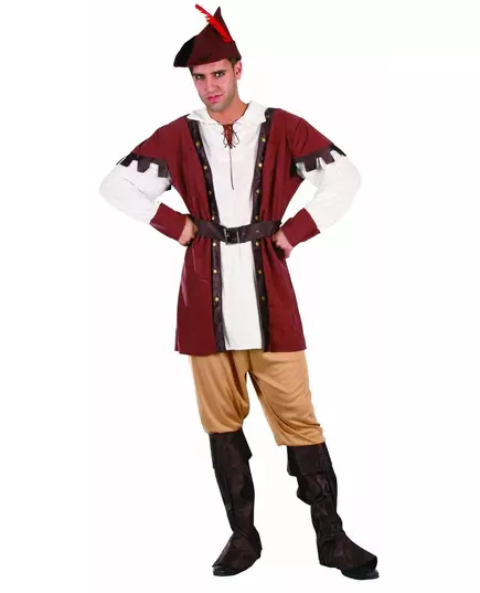 Costume da boscaiolo medievale, Taglia: Medium