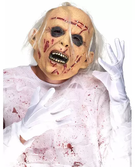 Latex-Maske sterbender Greis